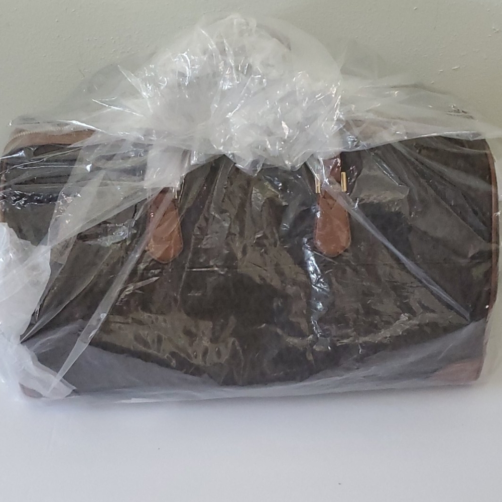 🆕️ MICHAEL KORS Travel XL Duffle Brown - Picture 8 of 10